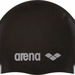 Coupon ✨ BONNET DE BAIN Natation Adulte ARENA CLASSIC SILICONE, NOIR 😍