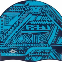 Remise 🎉 BONNET DE BAIN Natation Junior ATHLI-TECH PRINT 500 🎁