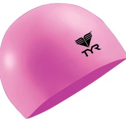 Meilleure affaire ✨ Natation Tyr Tyr Wrinkle Free Junior Silicone Cap ❤️