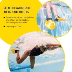 Coupon 🥰 Natation Finis Finis Positive Drive JAUNE 👏