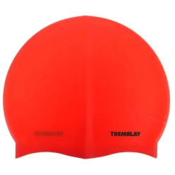 Acheter ⭐ Natation Tremblay Bonnet De Bain Silicone Rouge Bonnet 👏