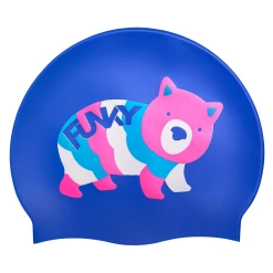 Promo 😀 Natation Funky Trunks Bonnet De Bain Funky Trunks BLEU ⭐