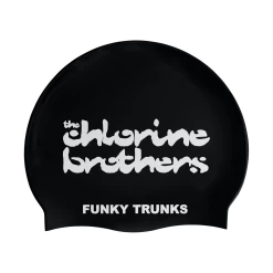 Tout neuf ❤️ Natation Funky Trunks Bonnet De Bain Funky Trunks NOIR 😉