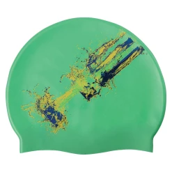 Nouveau ✨ Natation Head Head Cap Flag Brazil 🎉