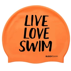 Tout neuf ⌛ Natation Buddyswim Bonnet De Bain En Silicone Buddyswim Lls 💯